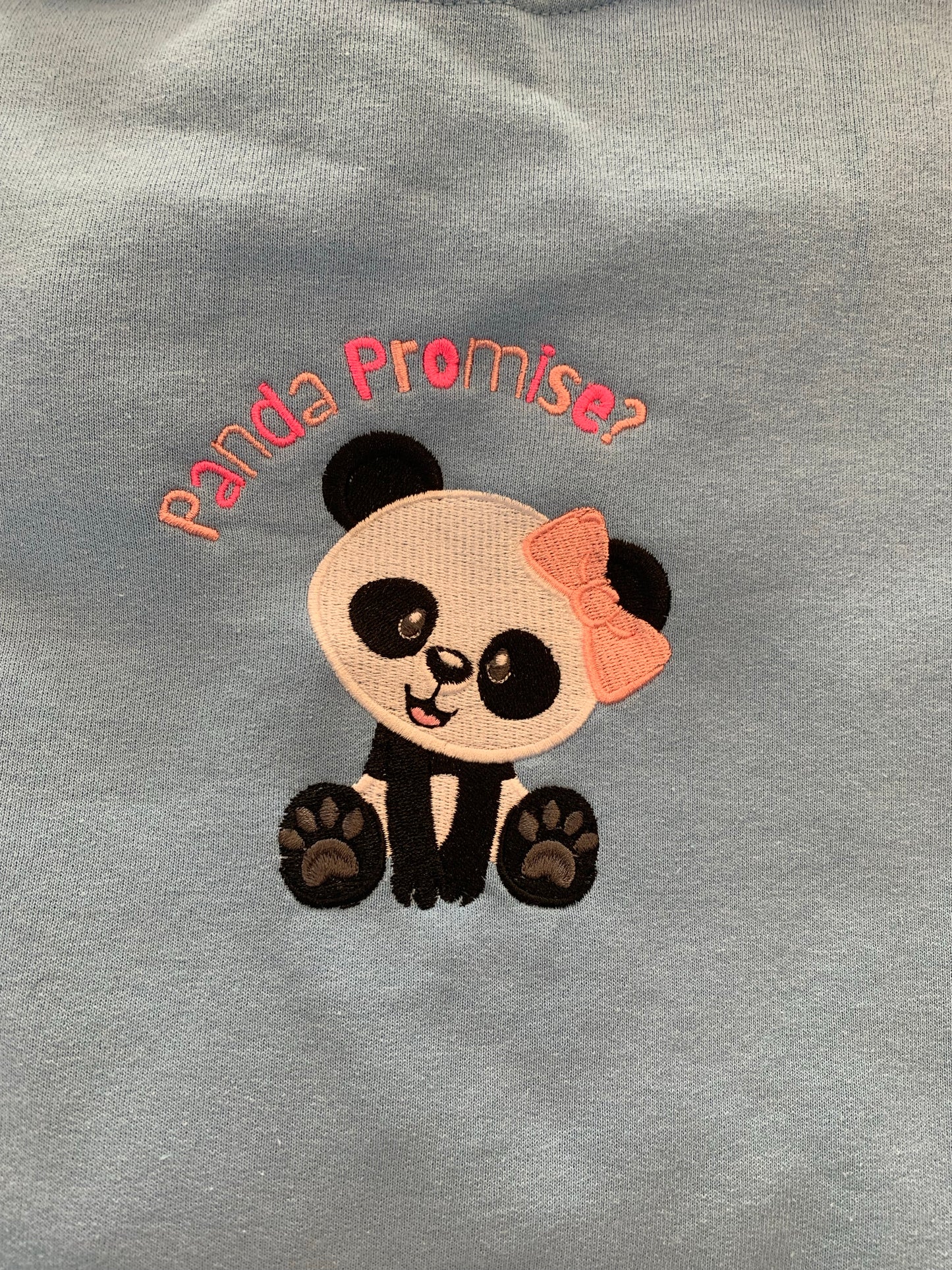 Panda Promise - Light Blue Crewneck