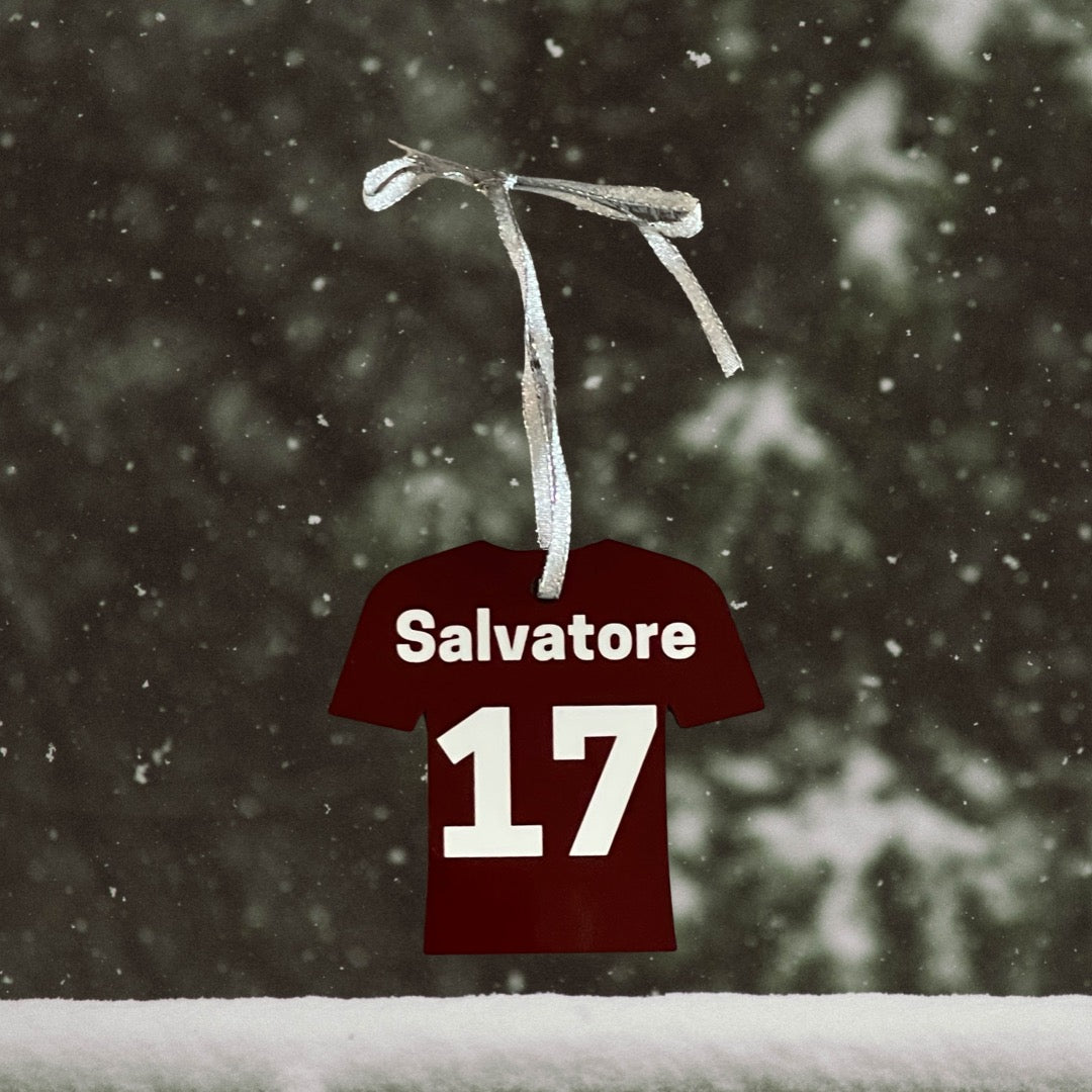 Jersey Ornament- stallions, Salvatore, Lockwood and Donovan