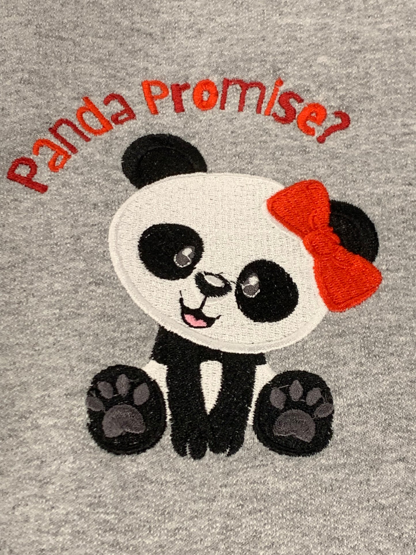 Panda Promise - Grey Crewneck